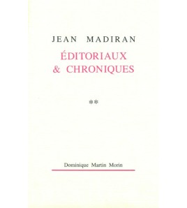 Editoriaux et chroniques -...