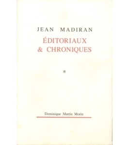 Editoriaux et chroniques -...